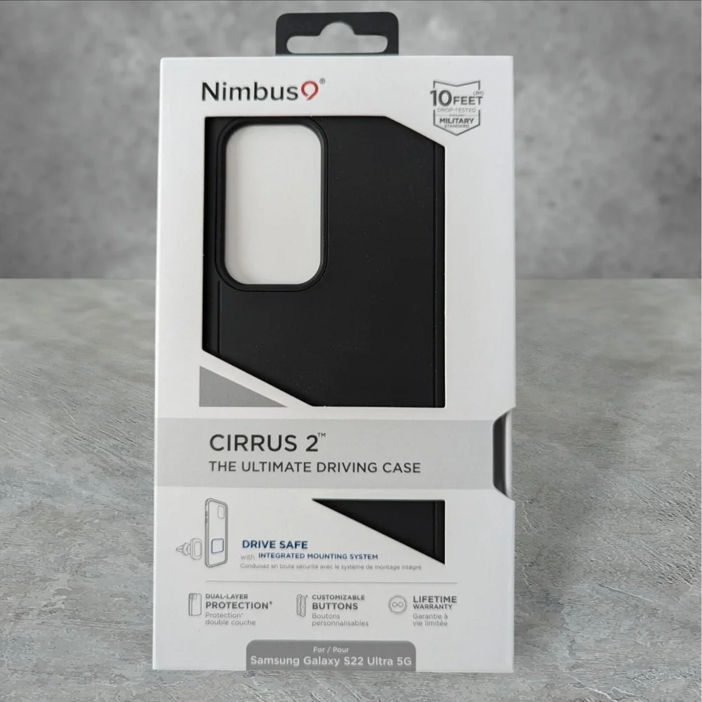 G7. Nimbus9‎ Cirrus 2 Case for Samsung Galaxy S22 Ultra 5G Black See Description
